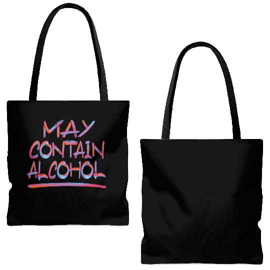 MAY CONTAIN ALCOHOL 2 Tote Bags (AOP)