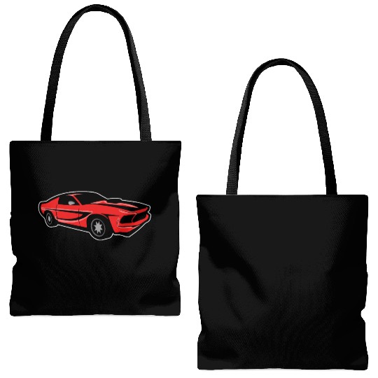 American Muscle Car Tote Bags (AOP)