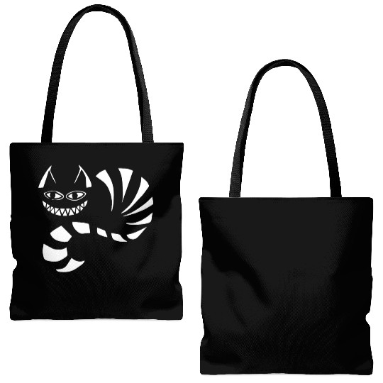 Alice In Wonderland Cheshire Cat Girls Tote Bags (AOP) Disn