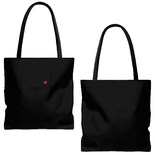 Family Heart Love Community Gift Tote Bags (AOP)
