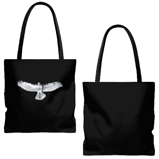 Red-Tailed Hawk Tote Bags (AOP)