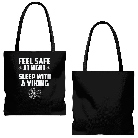 Doberman - viking! feel safe at night sleep with Tote Bags (AOP)