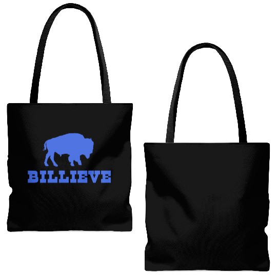Bills Mafia BillieveShirt - Buffalo Football Tote Bags (AOP)