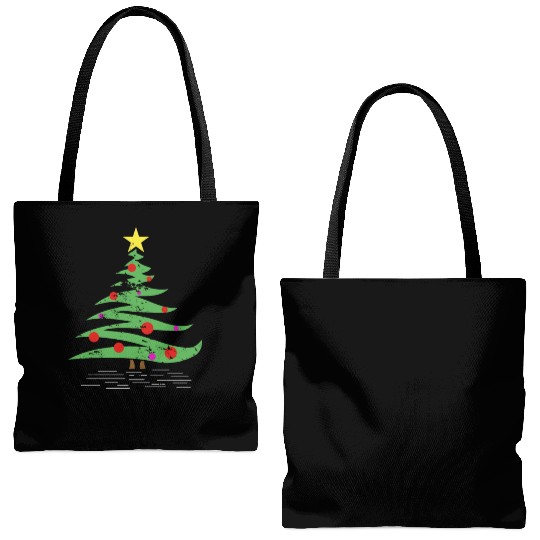 Christmas Tree gift winter kids grandparents Tote Bags (AOP)