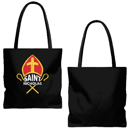 Saint Nicholas Tote Bags (AOP)