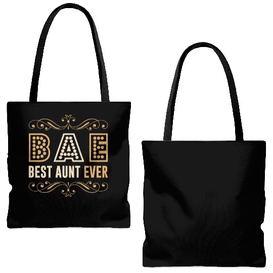 BAE - Best Aunt Ever Sister Niece Nephew Gift Tote Bags (AOP)