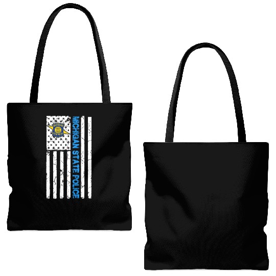 MICHIGAN STATE POLICE Tote Bags (AOP)