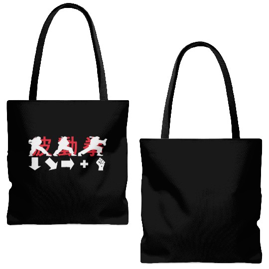 Hadouken Ryu Street Fighter 1 Tote Bags (AOP)