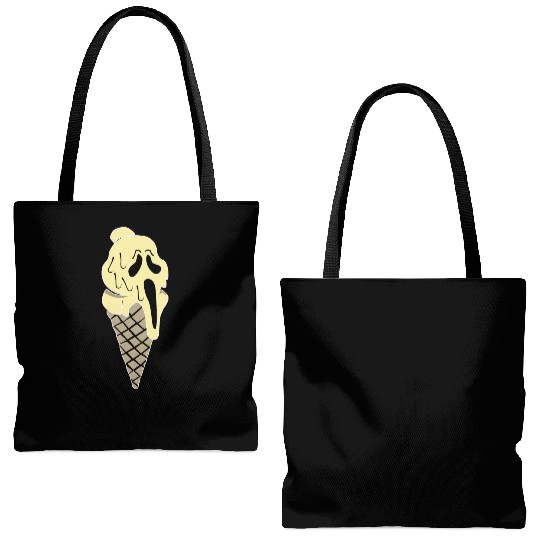 I Scream Ice Funny Tote Bags (AOP)