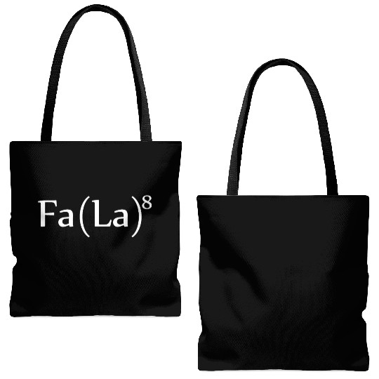 Fa La La Formula Tote Bags (AOP) Christmas Funny Holiday Par