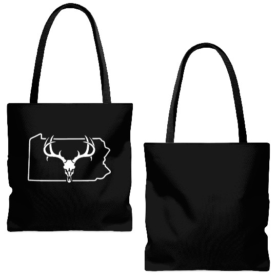 Deer Hunting Guide Pennsylvania Deer Hunting Tote Bags (AOP)