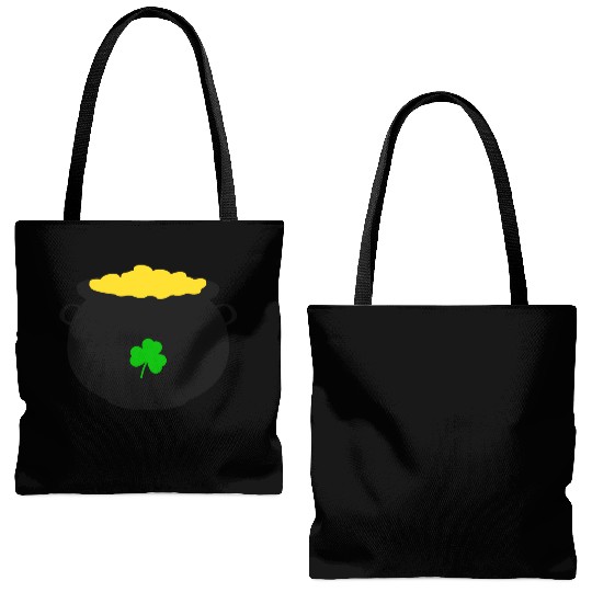 Pot of Gold St Patricks Day Tote Bags (AOP)