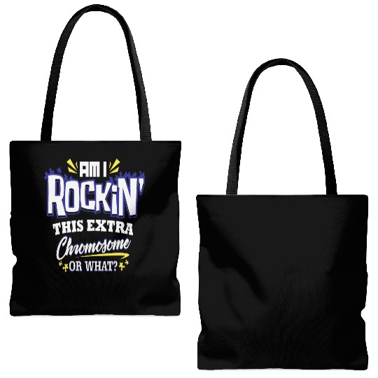 Down Syndrome Awareness Support Trisomy 21 Gift Tote Bags (AOP)