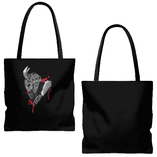 Viking Warrior | Raven Odin Valhalla Valknut Loki Tote Bags (AOP)