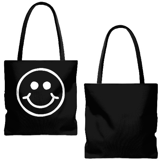 Smiley Face Tote Bags (AOP)