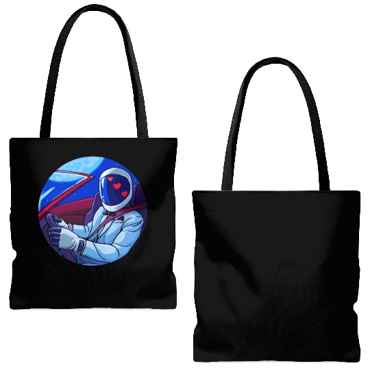 SpaceX Tesla Starman Tote Bags (AOP)