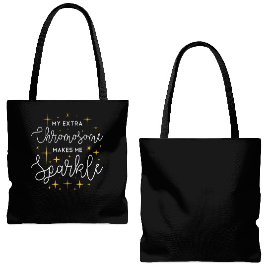 Down Syndrome Awareness Support Trisomy 21 Gift Tote Bags (AOP)