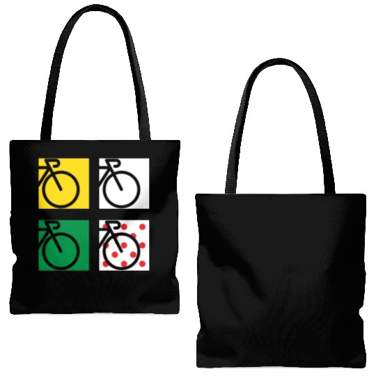 Tour Bike Race in France Tote Bags (AOP)