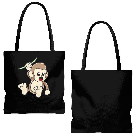 Monkey Tote Bags (AOP)