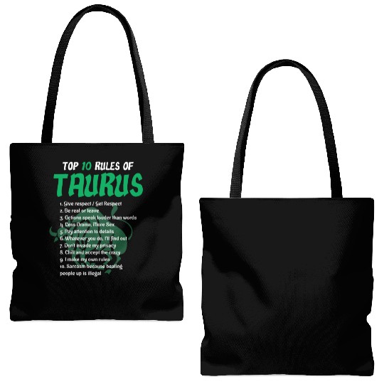 Top 10 Rules Of Taurus Zodiac Birthday Gift Tote Bags (AOP)