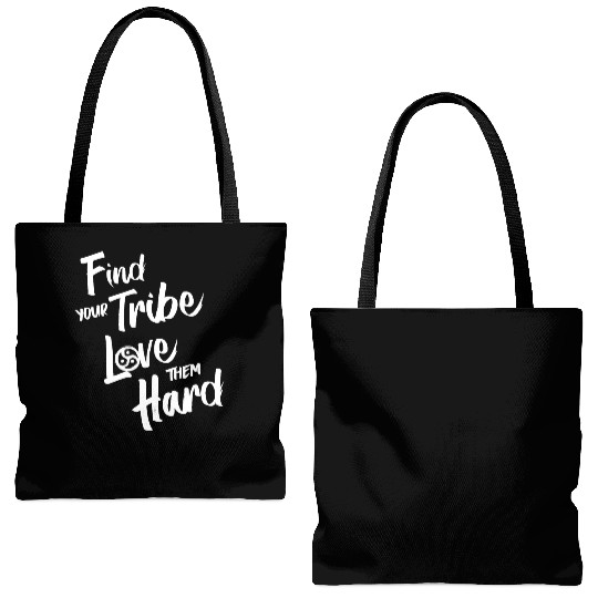 Find Your Tribe - BDSM Triskelion Tote Bags (AOP)