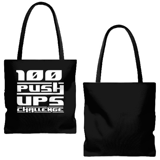Push Postal Service Fitness Push Up Body Weight Gym Tote Bags (AOP)