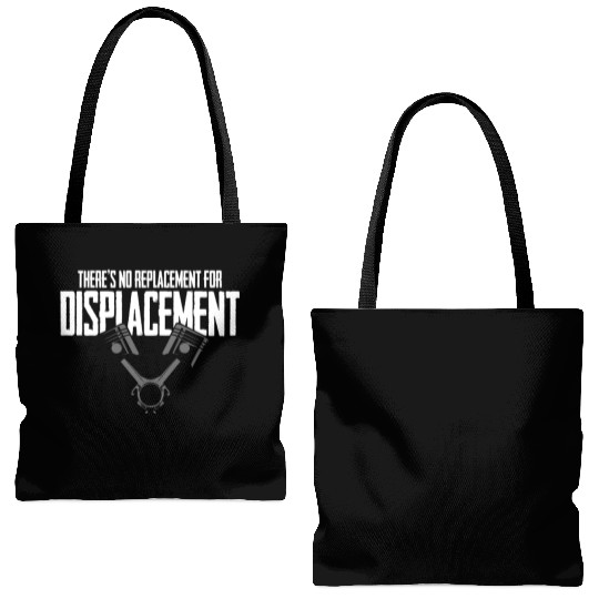 No Replacement For Displacement Muscle Car Gift fo Tote Bags (AOP)