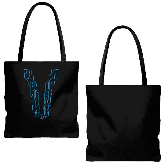 computer scientist computer geek design cool cpu w Tote Bags (AOP)