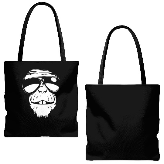 monkey funky gorilla Tote Bags (AOP)