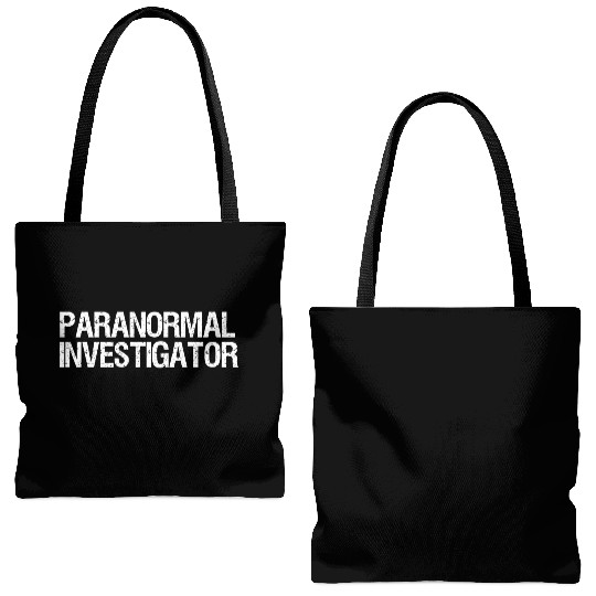 Paranormal Investigator Ghost Hunting Tote Bags (AOP)