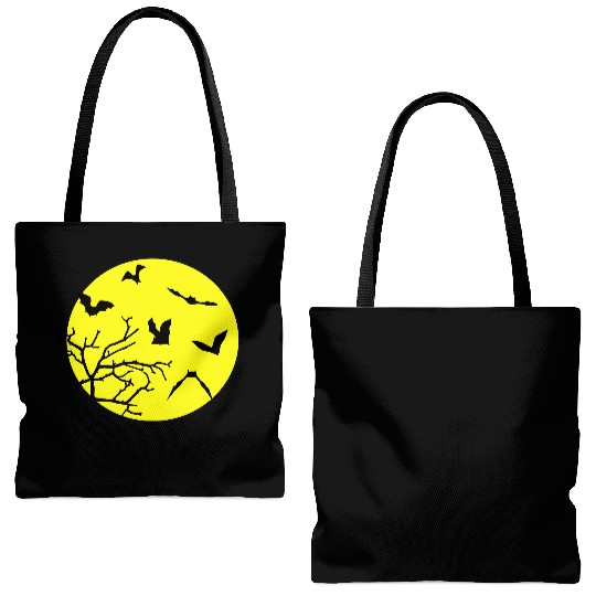 Halloween bats Tote Bags (AOP)