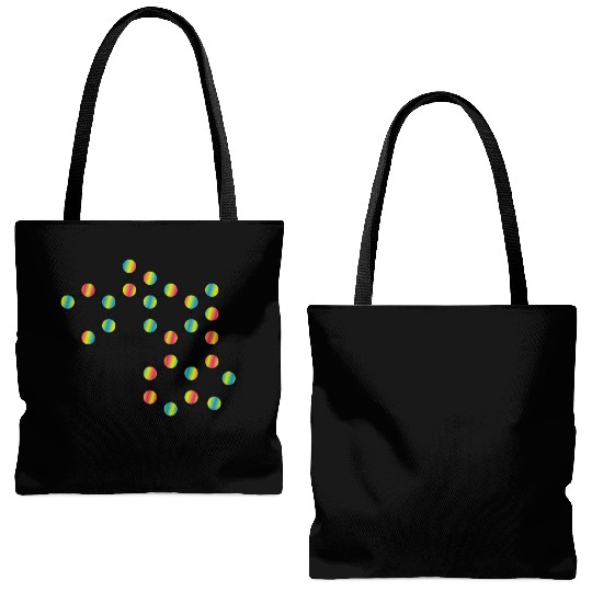 LSD Chemistry Structure Colorful Tote Bags (AOP)