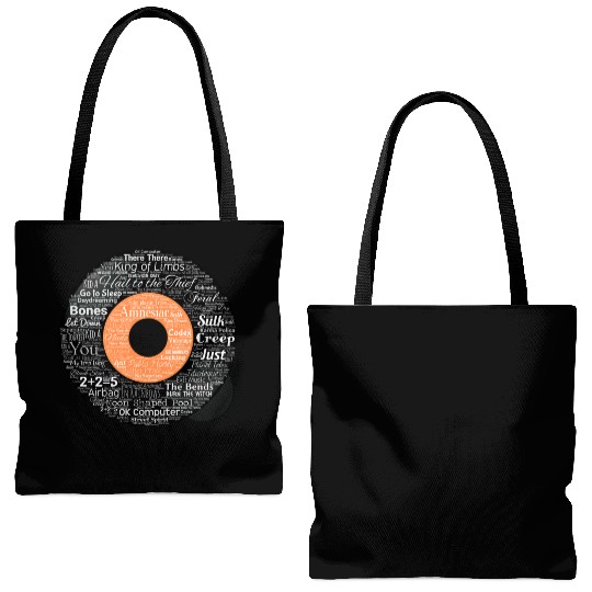 Radiohead Albums and Songs Tote Bags (AOP)
