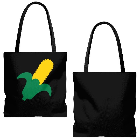 corn corncob farmer farming vegetable food gift Tote Bags (AOP)
