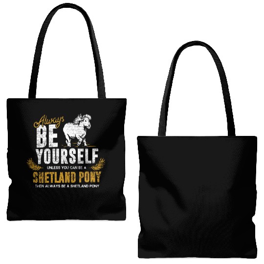 Shetland Pony Gift Tote Bags (AOP)