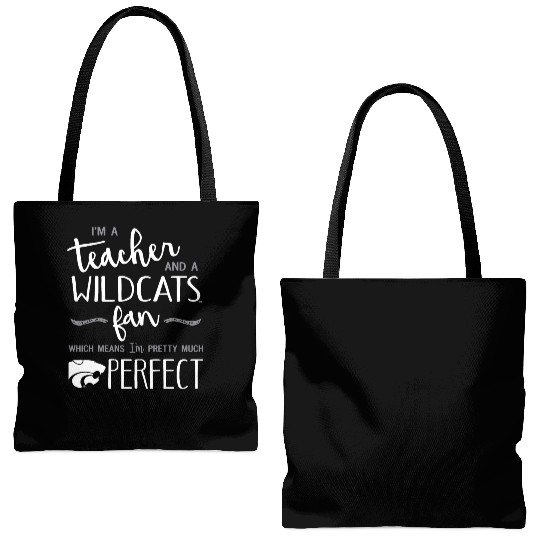 I Am A Teacher And A Wildcats Fan Which Means I Am Tote Bags (AOP)