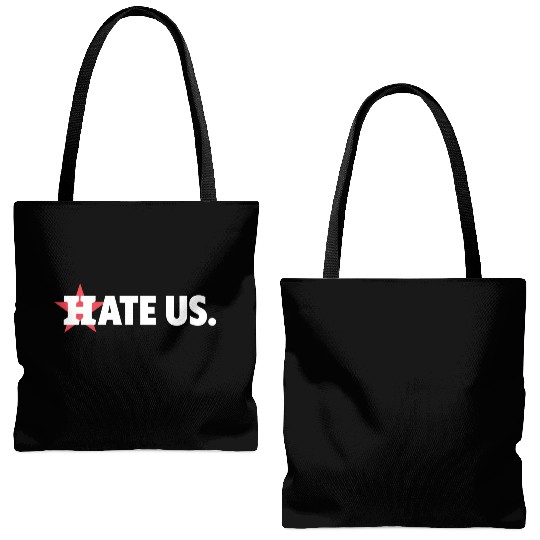 Houston Astros Hate Us Tote Bags (AOP)