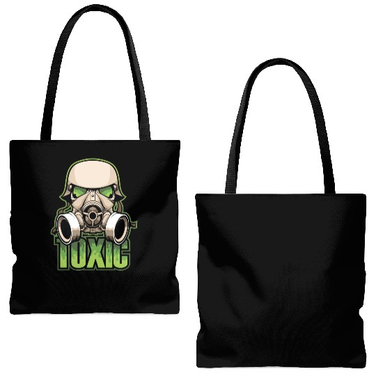 Toxic, Gas Mask, Anti Virus, Bio Hazard, Survival Tote Bags (AOP)