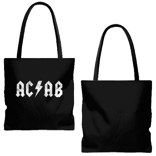 ACAB Punk A.C.A.B. All Cops Antifa Riot Tote Bags (AOP)