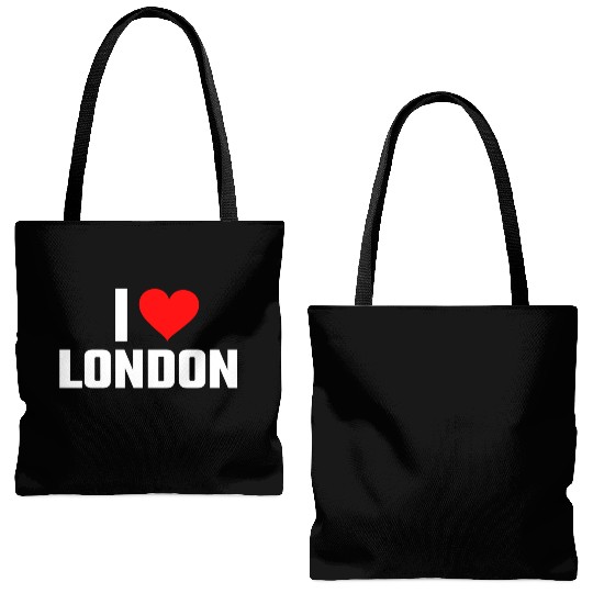 I love London Tote Bags (AOP)