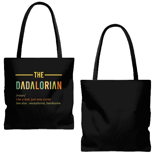THE DADALORIAN Tote Bags (AOP)