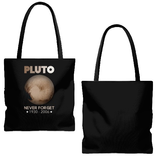 Pluto Never Forget 1930-2006 Tote Bags (AOP)