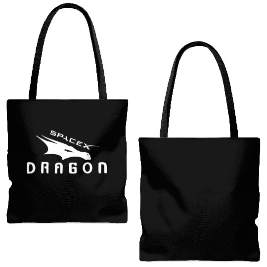 Spacex dragon Nasa Tote Bags (AOP)