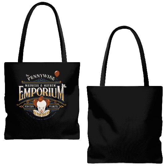 The Pennywise Madness & Mayhem Emporium Tote Bags (AOP)
