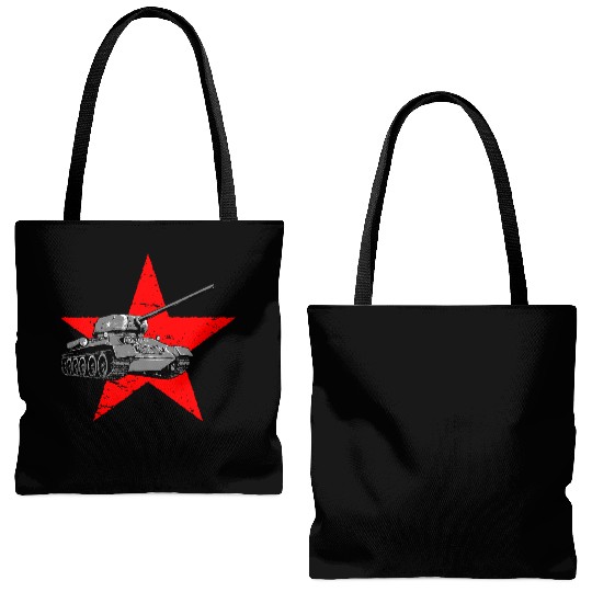 T-34-85 Soviet medium tank Tote Bags (AOP)