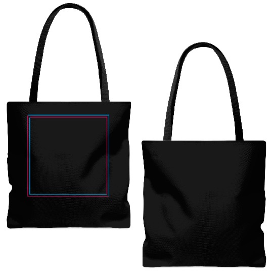 Square Rectangle 3D Tote Bags (AOP)
