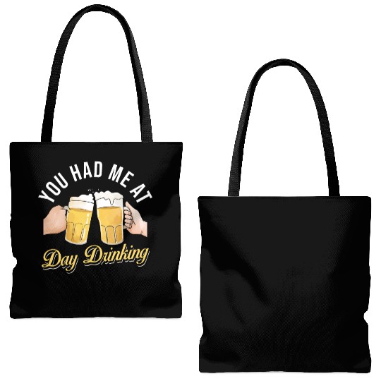 Day Drinking Beer Tote Bags (AOP)