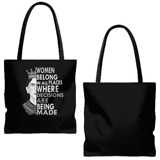 Ruth Bader Ginsburg Tote Bags (AOP)