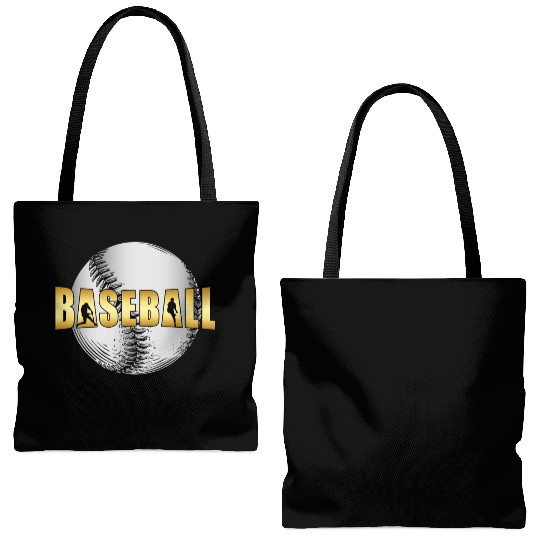 Baseball Catcher Softball Baseball Bat Sports Gift Tote Bags (AOP)