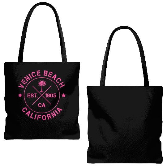 Venice Beach California Los Angeles USA Hollywood Tote Bags (AOP)